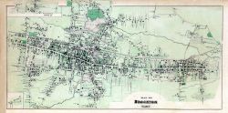Brockton Map, Plymouth County 1879